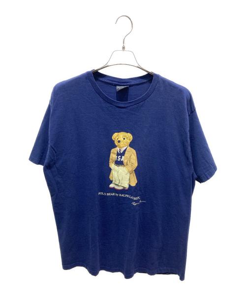 POLO RALPH LAUREN（ポロ・ラルフローレン）POLO RALPH LAUREN (ポロ・ラルフローレン) 半袖Tシャツ ネイビー サイズ:Ｌの古着・服飾アイテム