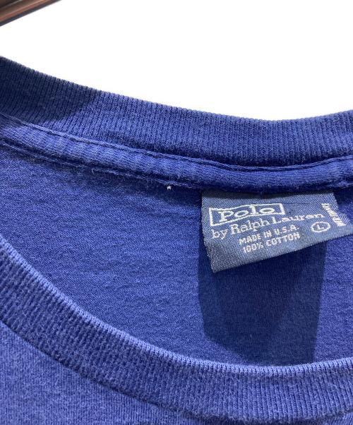 POLO RALPH LAUREN（ポロ・ラルフローレン）POLO RALPH LAUREN (ポロ・ラルフローレン) 半袖Tシャツ ネイビー サイズ:Ｌの古着・服飾アイテム