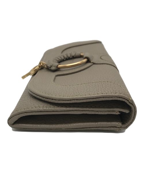 SEE BY CHLOE（シーバイクロエ）SEE BY CHLOE (シーバイクロエ) 長財布　HANA　01-21-52-65　D0SC1Y ベージュの古着・服飾アイテム