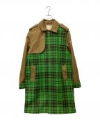 SCOTCH & SODAスコッチアンドソーダ）の古着「トレンチコート」｜ブラウン×グリーン