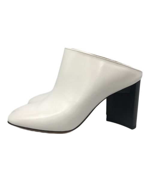 Maison Margiela（メゾンマルジェラ）Maison Margiela (メゾンマルジェラ) Leather Mules　58WP0092 ホワイト サイズ:38の古着・服飾アイテム
