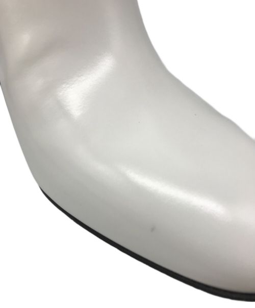 Maison Margiela（メゾンマルジェラ）Maison Margiela (メゾンマルジェラ) Leather Mules　58WP0092 ホワイト サイズ:38の古着・服飾アイテム