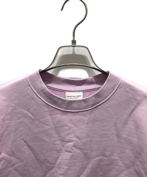 DRIES VAN NOTEN（ドリスヴァンノッテン）DRIES VAN NOTEN (ドリスヴァンノッテン) クルーネックスウェット パープル サイズ:XSの古着・服飾アイテム