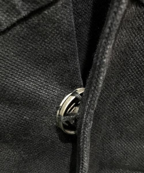 Henrik Vibskov（ヘンリック ヴィブスコフ）Henrik Vibskov (ヘンリック ヴィブスコフ) ノーカラーコート ブラック サイズ:XSの古着・服飾アイテム