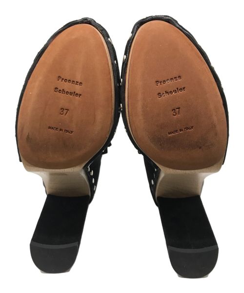 PROENZA SCHOULER（プロエンザ スクーラー）PROENZA SCHOULER (プロエンザ スクーラー) studded platform boots　PS27016 ブラック サイズ:37の古着・服飾アイテム