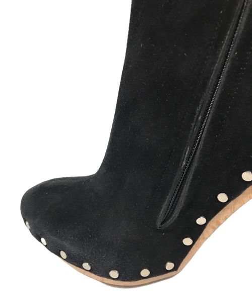 PROENZA SCHOULER（プロエンザ スクーラー）PROENZA SCHOULER (プロエンザ スクーラー) studded platform boots　PS27016 ブラック サイズ:37の古着・服飾アイテム