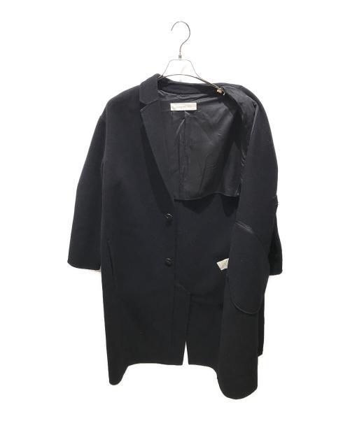 GALERIE VIE（ギャルリーヴィー）GALERIE VIE (ギャルリーヴィー) ライトメルトンチェスターコート　23-08-94-08201 ネイビー サイズ:XSの古着・服飾アイテム