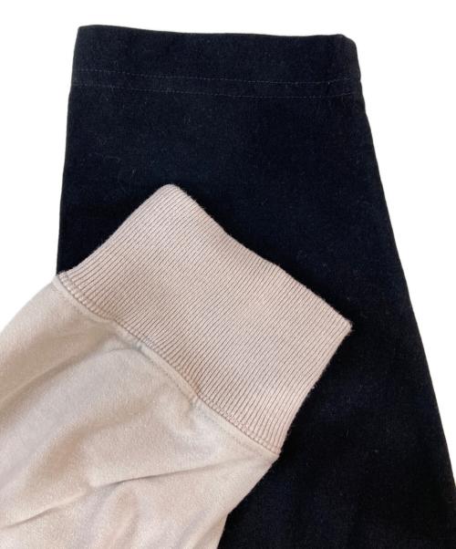 THE NORTHFACE PURPLELABEL（ザ・ノースフェイス パープルレーベル）THE NORTHFACE PURPLELABEL (ザ・ノースフェイス パープルレーベル) ハイバルキージャージーロングスリーブロゴT ブルー×ベージュ サイズ:Mの古着・服飾アイテム