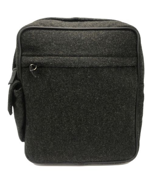 PRADA（プラダ）PRADA (プラダ) ウールショルダーバッグ　V316Y　103 グレーの古着・服飾アイテム