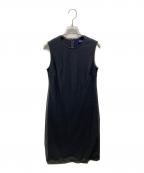 BURBERRY BLUE LABELバーバリーロンドンブルーレーベル）の古着「ノースリーブワンピース」｜ブラック