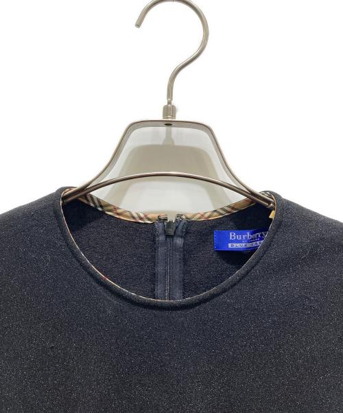 BURBERRY BLUE LABEL（バーバリー ブルー レーベル）BURBERRY BLUE LABEL (バーバリーロンドンブルーレーベル) ノースリーブワンピース ブラック サイズ:38の古着・服飾アイテム