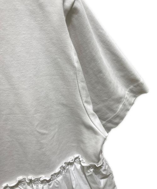 emmi atelier（エミアトリエ）emmi atelier (エミアトリエ) カットコンビバルーンTシャツ ホワイト サイズ:Fの古着・服飾アイテム