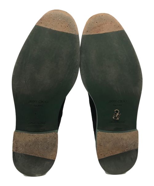 JIMMY CHOO（ジミーチュウ）JIMMY CHOO (ジミーチュウ) レースアップブーツ ブラック サイズ:43の古着・服飾アイテム