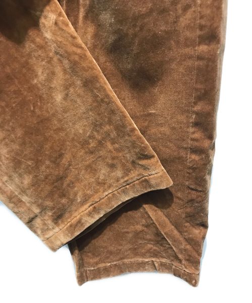 SUPREME（シュプリーム）SUPREME (シュプリーム) Velvet Trousers ブラウン サイズ:30の古着・服飾アイテム