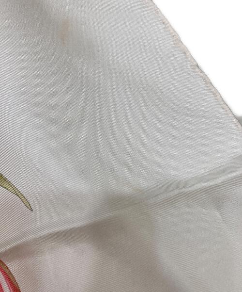 Salvatore Ferragamo（サルヴァトーレ フェラガモ）Salvatore Ferragamo (サルヴァトーレ フェラガモ) スカーフ ホワイトの古着・服飾アイテム