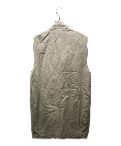 SUS-SOUS（シュス）SUS-SOUS (シュス) ノースリーブジレコート ベージュ サイズ:XLの古着・服飾アイテム
