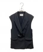 Pinky & Dianneピンキーアンドダイアン）の古着「テーラードジレ」｜ブラック