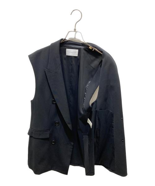 Pinky & Dianne（ピンキーアンドダイアン）Pinky & Dianne (ピンキーアンドダイアン) テーラードジレ ブラック サイズ:38の古着・服飾アイテム