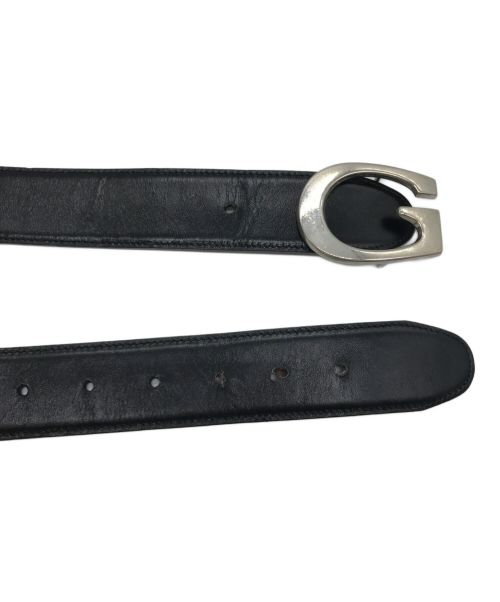 GUCCI（グッチ）GUCCI (グッチ) Gバックルリバーシブルベルト　036-519-0956 ブラックの古着・服飾アイテム