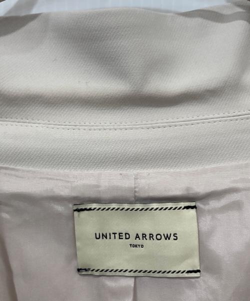 UNITED ARROWS（ユナイテッドアローズ）UNITED ARROWS (ユナイテッドアローズ) テーラードカラー ロングベスト アイボリー サイズ:下記参照の古着・服飾アイテム