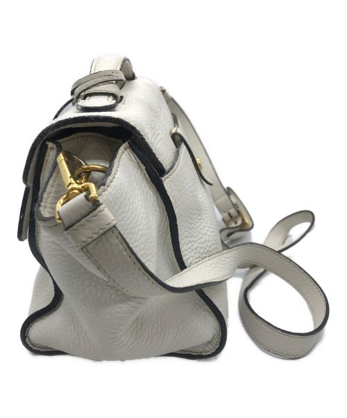 PRADA（プラダ）PRADA (プラダ) ペオニア ハンド 2wayショルダーバッグ　BT0962 ホワイトの古着・服飾アイテム