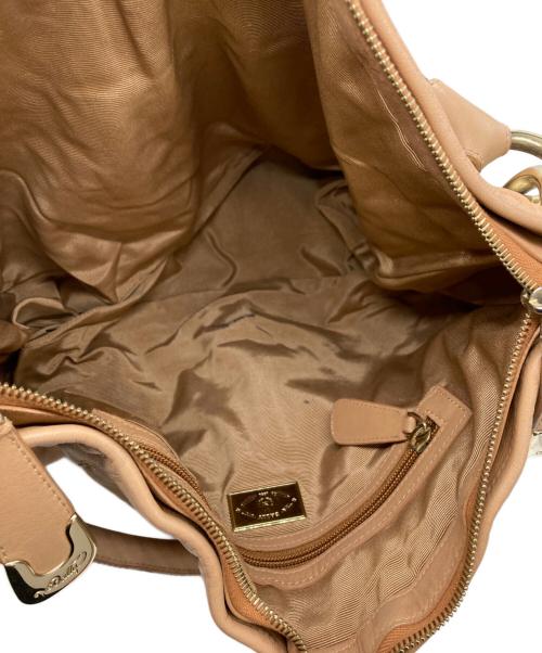 BALLY（バリー）BALLY (バリー) レザーハンドバッグ ブラウンの古着・服飾アイテム