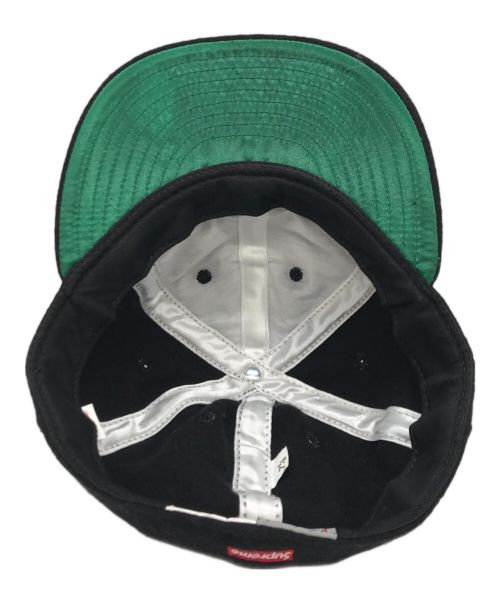 SUPREME（シュプリーム）SUPREME (シュプリーム) EBBETS FIELD FLANNELS (エベッツフィールドフランネルズ) WOOL S Logo 6Panel Cap ブラックの古着・服飾アイテム