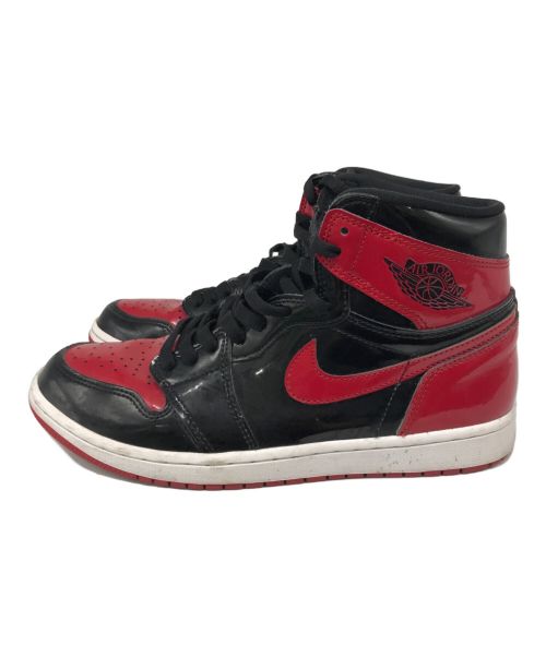 NIKE（ナイキ）NIKE (ナイキ) ハイカットスニーカー　RETRO HIGH OG 555088-063 ブラック×レッド サイズ:28の古着・服飾アイテム