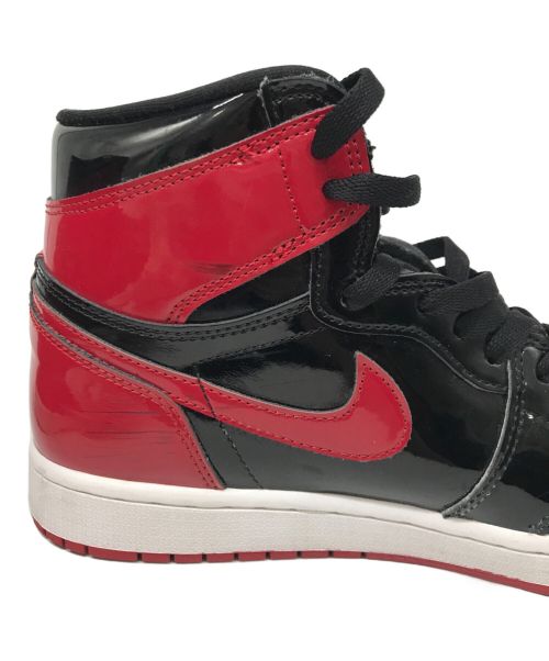 NIKE（ナイキ）NIKE (ナイキ) ハイカットスニーカー　RETRO HIGH OG 555088-063 ブラック×レッド サイズ:28の古着・服飾アイテム