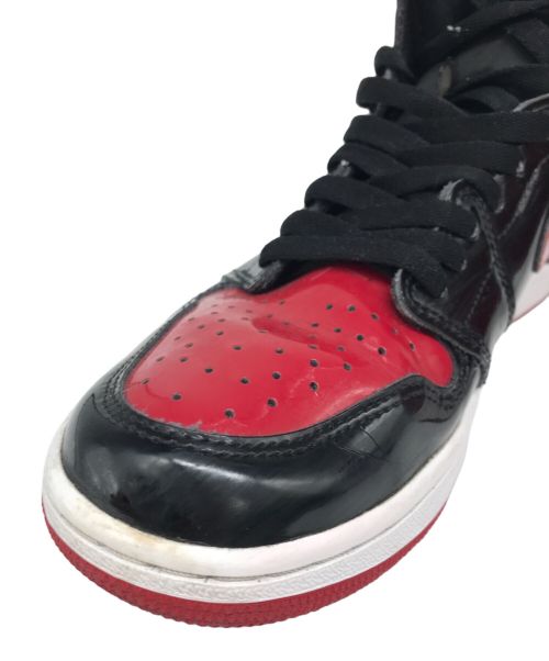 NIKE（ナイキ）NIKE (ナイキ) ハイカットスニーカー　RETRO HIGH OG 555088-063 ブラック×レッド サイズ:28の古着・服飾アイテム