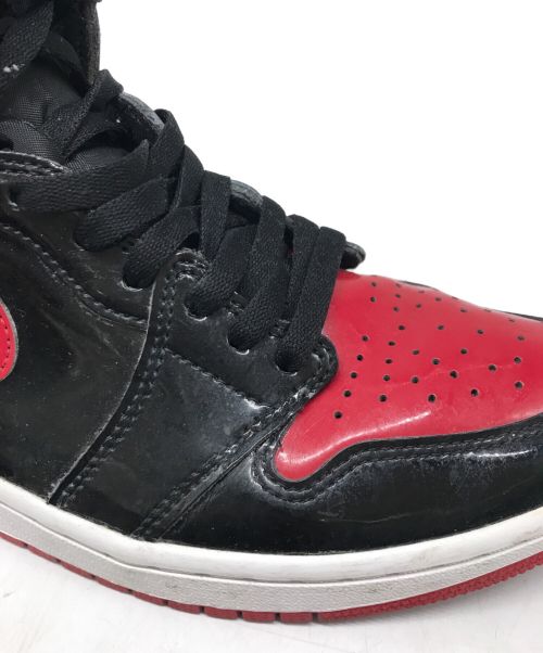 NIKE（ナイキ）NIKE (ナイキ) ハイカットスニーカー　RETRO HIGH OG 555088-063 ブラック×レッド サイズ:28の古着・服飾アイテム