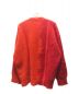 SHINYA KOZUKA (シンヤコズカ) アルパカ混ニット LINE KNIT　21AW レッド サイズ:記載無しの為実寸参照：16000円
