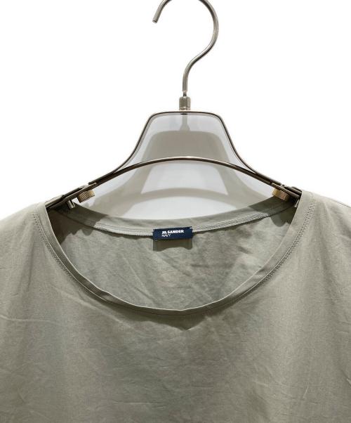 JIL SANDER NAVY（ジルサンダー ネイビー）JIL SANDER NAVY (ジルサンダー ネイビー) カットソーワンピース グレー サイズ:36の古着・服飾アイテム