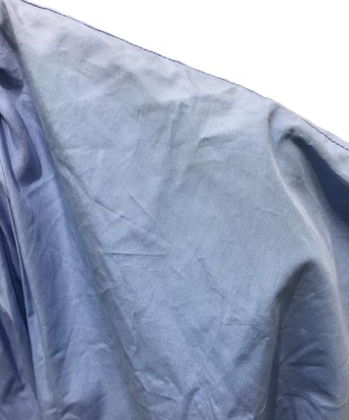 JIL SANDER（ジルサンダー）JIL SANDER (ジルサンダー) ノースリーブギャザーワンピース ブルー サイズ:38の古着・服飾アイテム