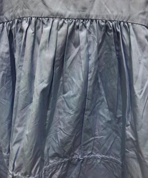 JIL SANDER（ジルサンダー）JIL SANDER (ジルサンダー) ノースリーブギャザーワンピース ブルー サイズ:38の古着・服飾アイテム