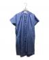 JIL SANDER（ジルサンダー）の古着「ノースリーブギャザーワンピース」｜ブルー
