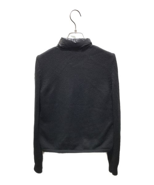 MONCLER（モンクレール）MONCLER (モンクレール) ニット切替ダウンジャケット　E20939457200 ブラック サイズ:XSの古着・服飾アイテム