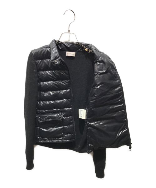 MONCLER（モンクレール）MONCLER (モンクレール) ニット切替ダウンジャケット　E20939457200 ブラック サイズ:XSの古着・服飾アイテム