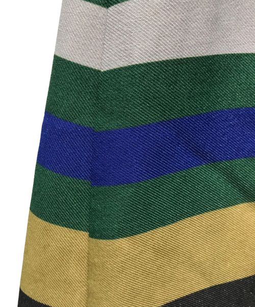 UN3D.（アンスリード）UN3D. (アンスリード) ボーダーワンピース　522220300401-01 グリーン サイズ:38の古着・服飾アイテム