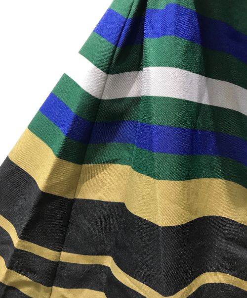 UN3D.（アンスリード）UN3D. (アンスリード) ボーダーワンピース　522220300401-01 グリーン サイズ:38の古着・服飾アイテム