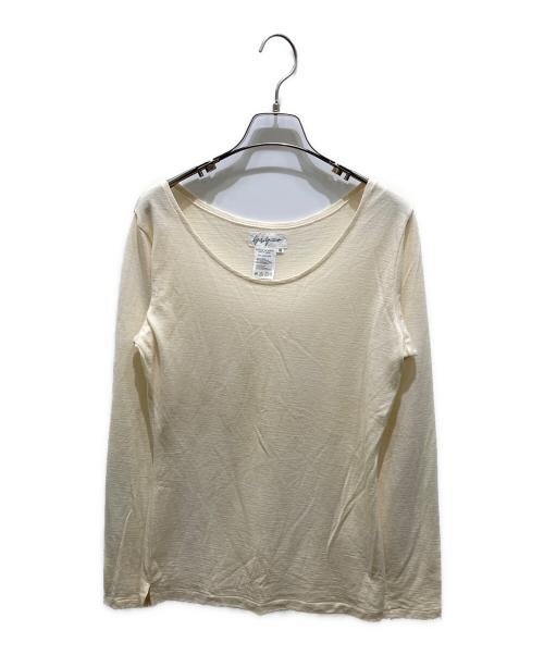 YOHJI YAMAMOTO（ヨウジヤマモト）YOHJI YAMAMOTO (ヨウジヤマモト) ウールカットソー アイボリー サイズ:Mの古着・服飾アイテム