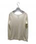 YOHJI YAMAMOTO (ヨウジヤマモト) ウールカットソー アイボリー サイズ:M：5000円