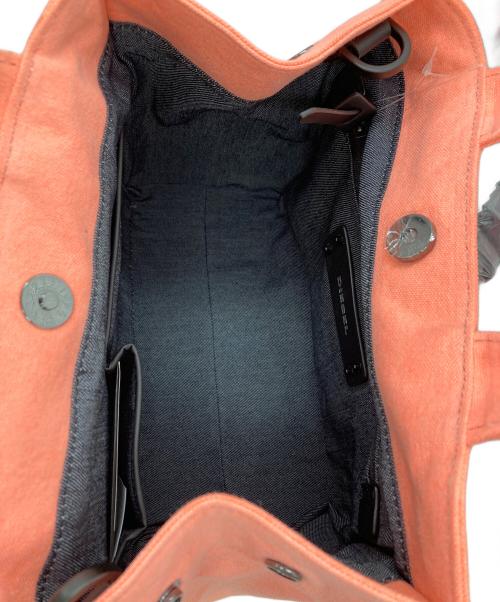 DIESEL（ディーゼル）DIESEL (ディーゼル) 2WAYショルダーバッグ オレンジの古着・服飾アイテム