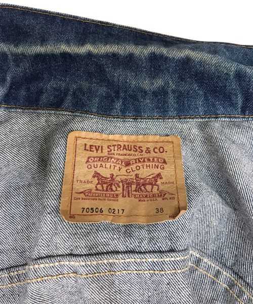 LEVI'S（リーバイス）LEVI'S (リーバイス) デニムジャケット　70506-0217　90ｓ インディゴ サイズ:38の古着・服飾アイテム
