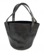 HIROFUヒロフ）の古着「レザーハンドバッグ」｜ブラック