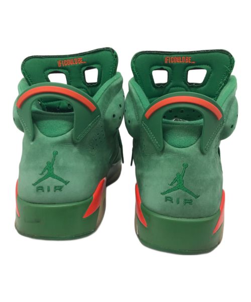 NIKE（ナイキ）NIKE (ナイキ) ハイカットスニーカー　AIR JORDAN 6 RETRO GATORADE GREEN AJ5986-335 グリーン サイズ:28の古着・服飾アイテム