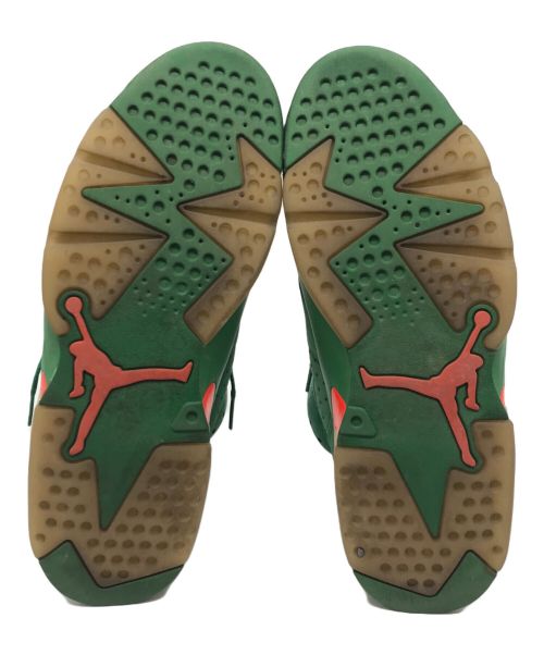 NIKE（ナイキ）NIKE (ナイキ) ハイカットスニーカー　AIR JORDAN 6 RETRO GATORADE GREEN AJ5986-335 グリーン サイズ:28の古着・服飾アイテム