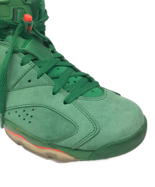 NIKE（ナイキ）NIKE (ナイキ) ハイカットスニーカー　AIR JORDAN 6 RETRO GATORADE GREEN AJ5986-335 グリーン サイズ:28の古着・服飾アイテム