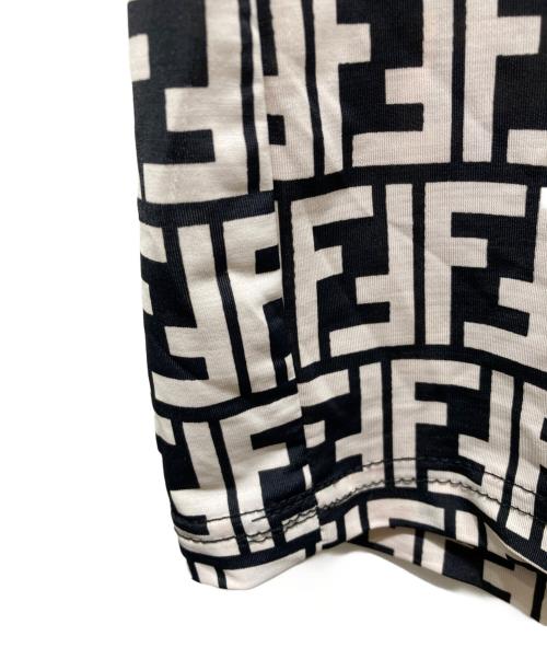 FENDI JEANS（フェンディ ジーンズ）FENDI JEANS (フェンディ ジーンズ) ズッカ柄カットソー　代理店表記無し ホワイト サイズ:38の古着・服飾アイテム