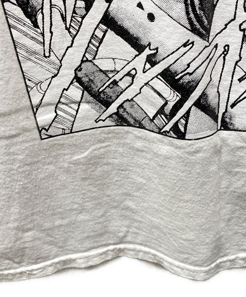 flagstuff（フラグスタフ）FLAGSTUFF (フラグスタフ) 電影少女 (デンエイショウジョ) プリントカットソー　19SS-FS×VG-03 ホワイト サイズ:XLの古着・服飾アイテム